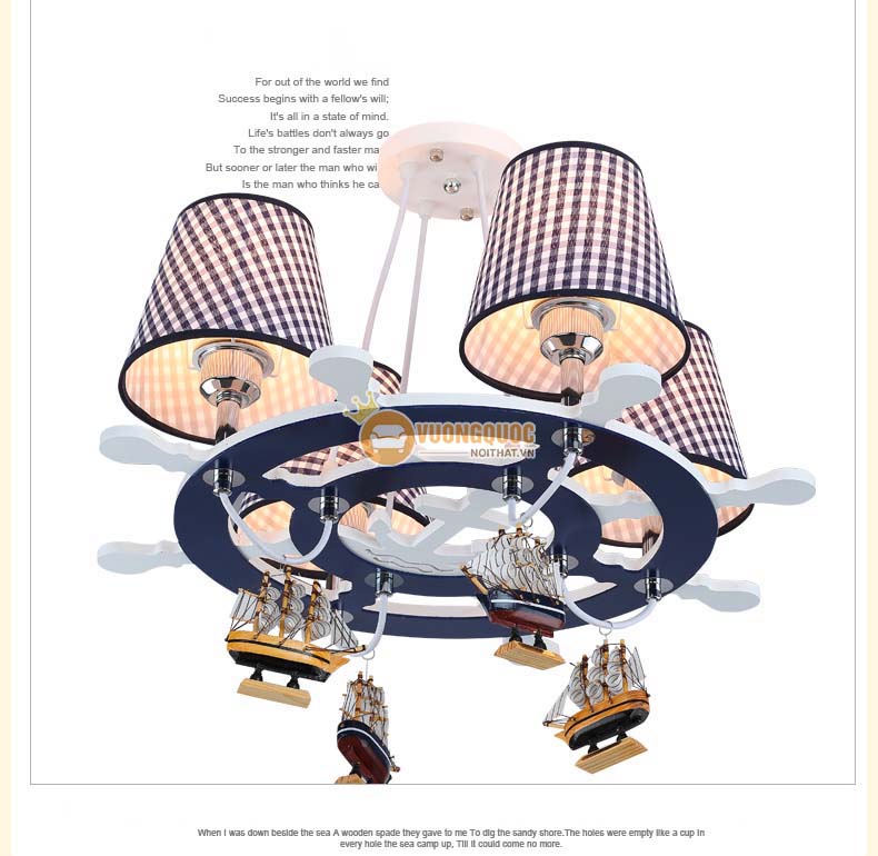 Đèn chùm trẻ em nghệ thuật UHS131-10